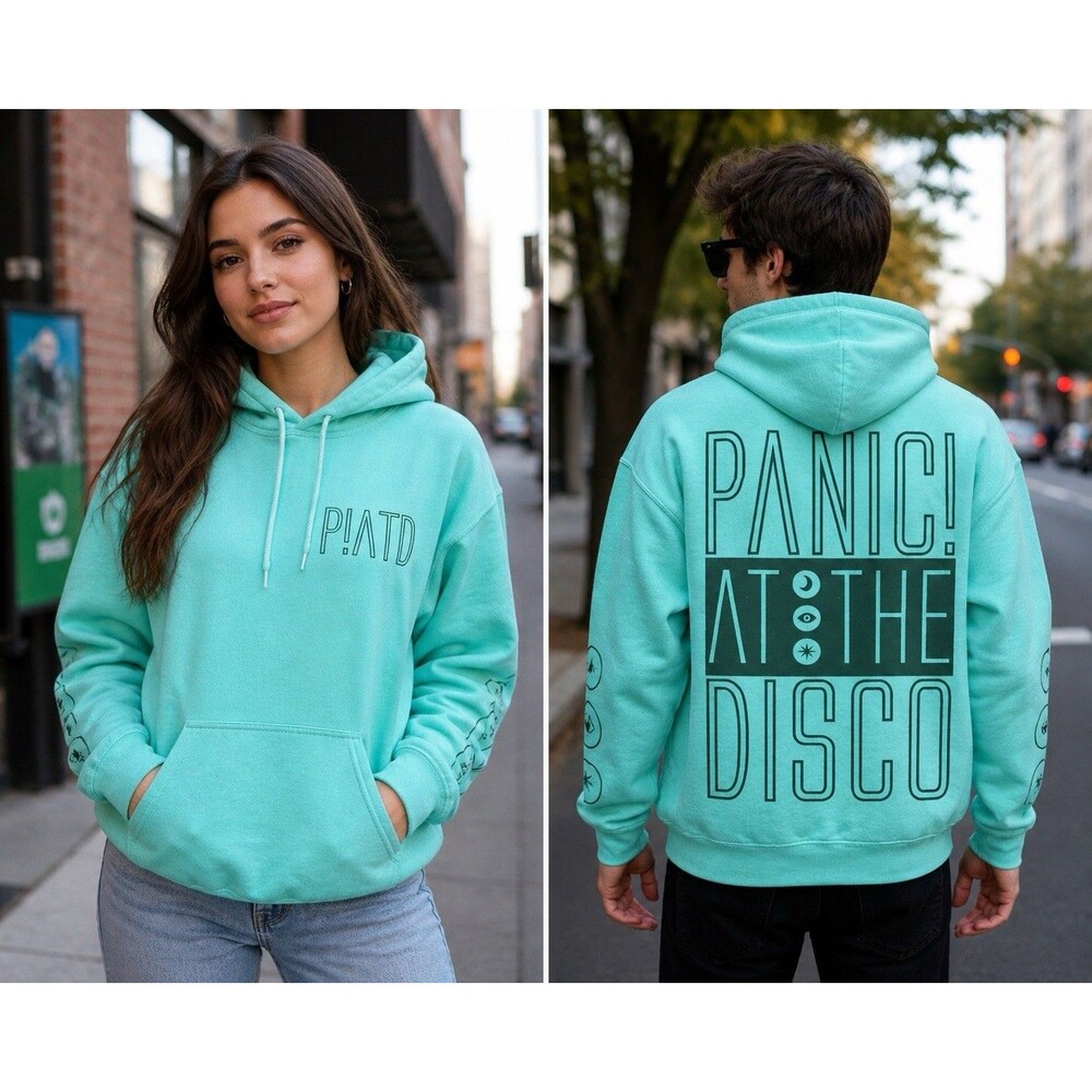 New$80Panic! At The Disco P!ATD 2018 Concert Tour Official Merch Unisex Hoodie S